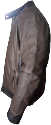 Classyak Men's Fashion Stylish Leather Biker Jacket